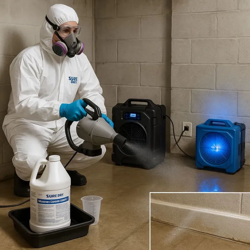 Sanitization and Odor Removal process in Mystic, CT