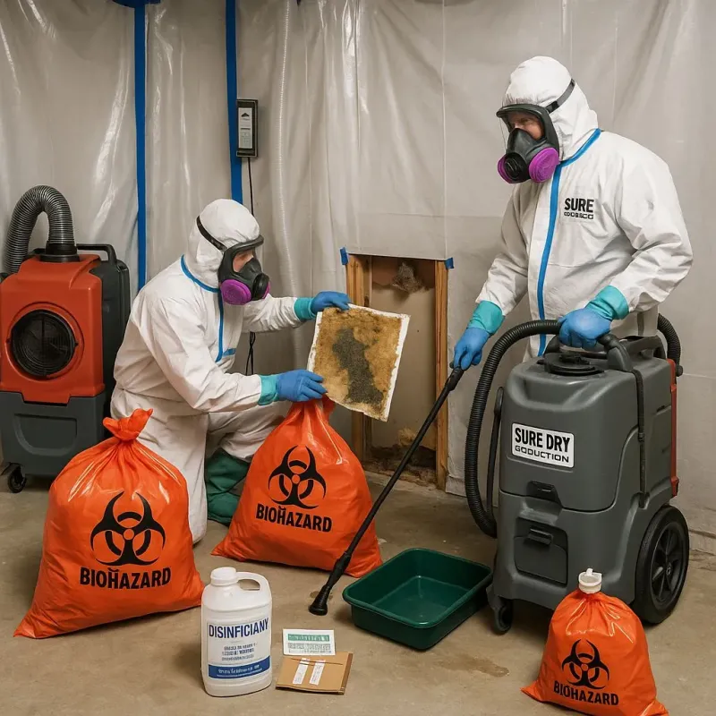 Contaminated Water Handling Protocols process in Mystic, CT